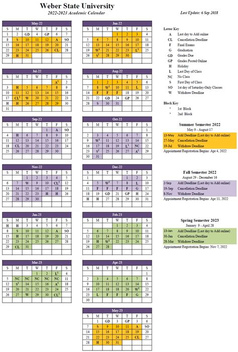 Uw Academic Calendar 2021